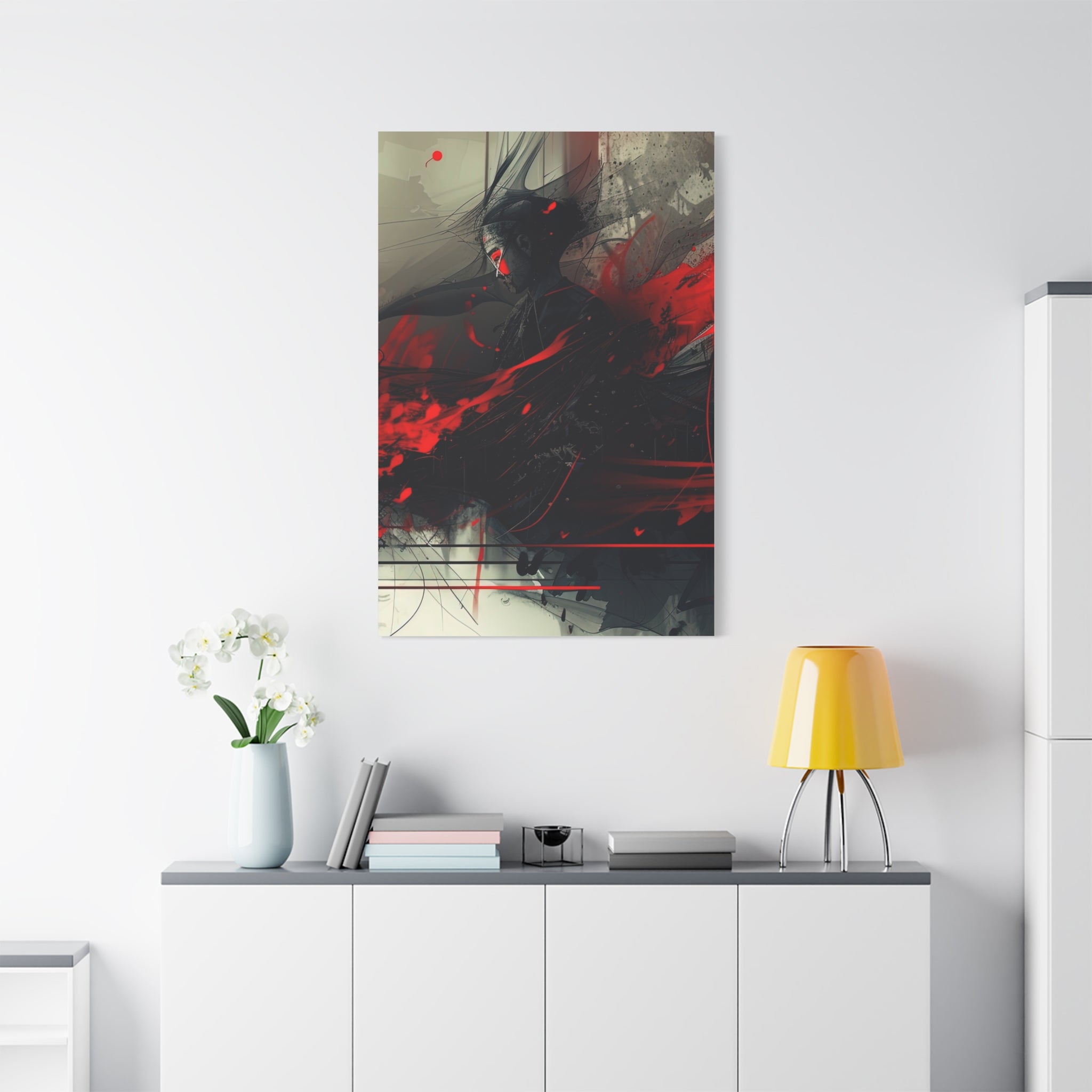 🔴 RED SHIFT SERIES: FLUX | Abstract Wall Art