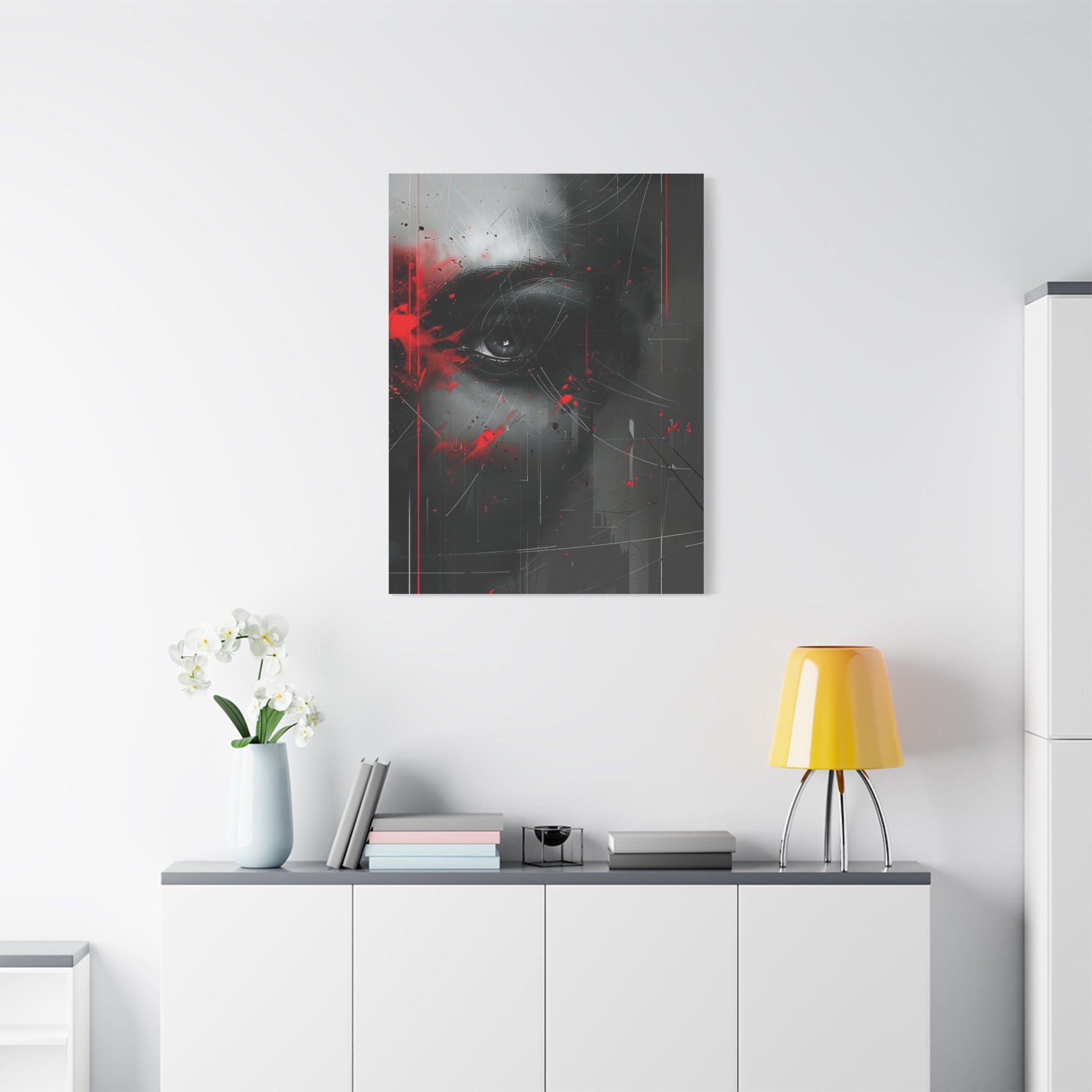 🔴 RED SHIFT : FRACTURE | Abstract Wall Art