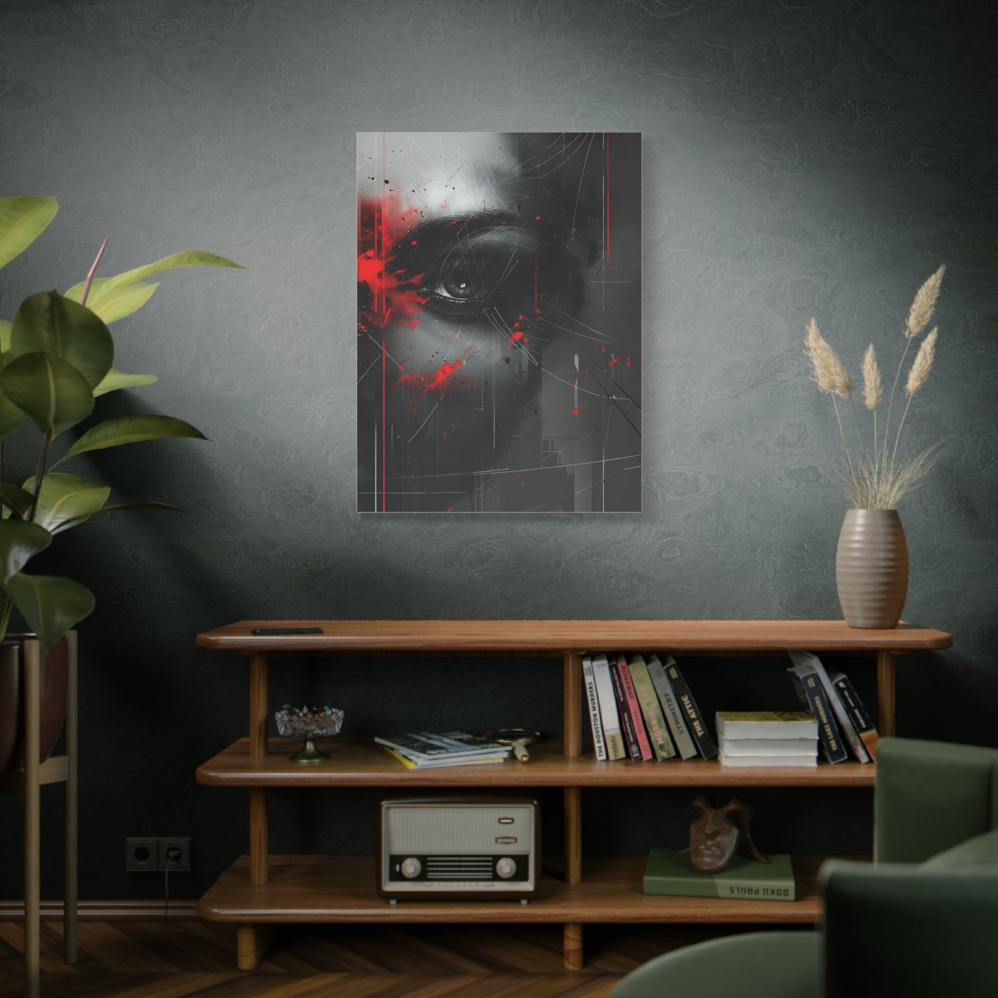 🔴 RED SHIFT : FRACTURE | Abstract Wall Art
