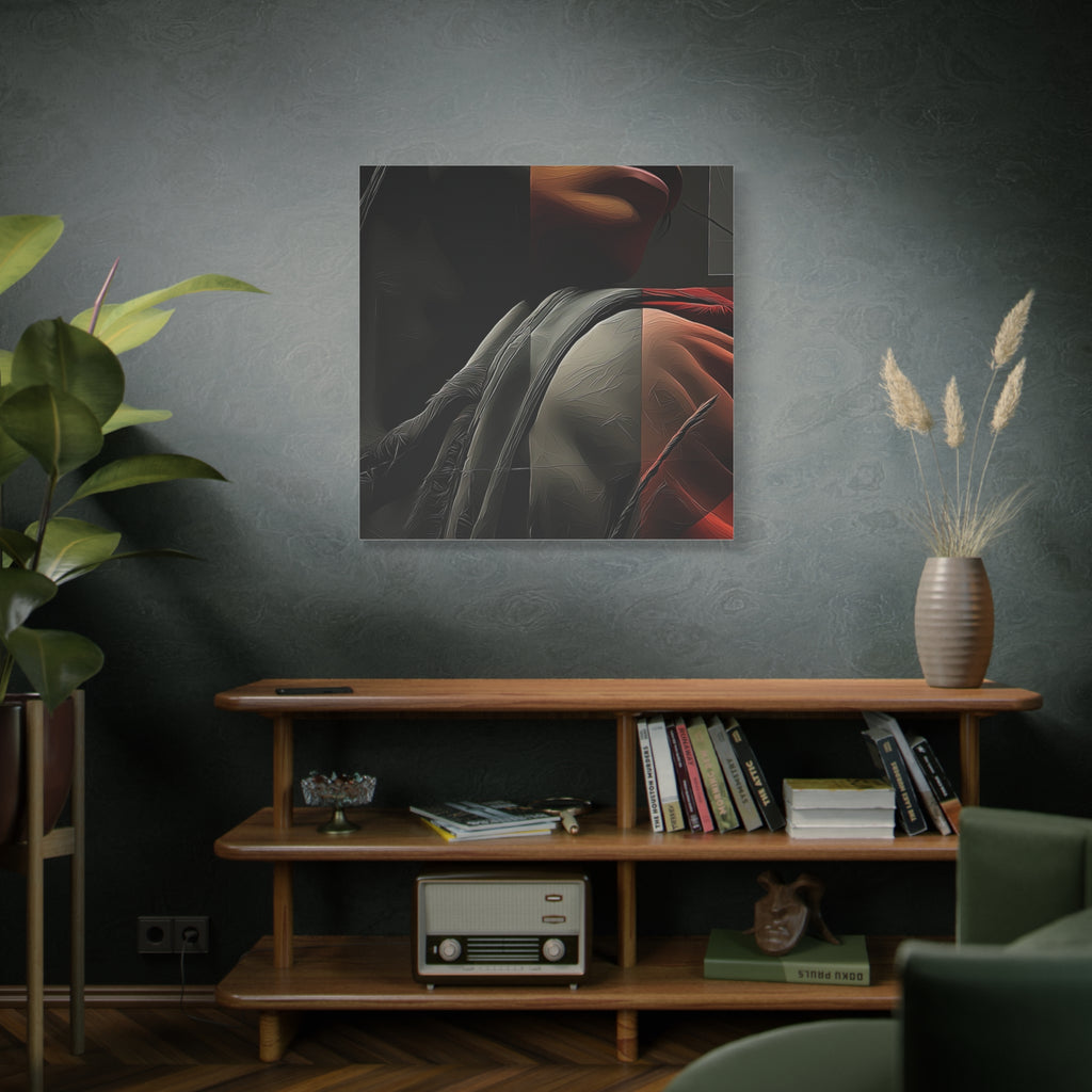 🔴 RED SHIFT SERIES: VECTOR | Abstract Wall Art