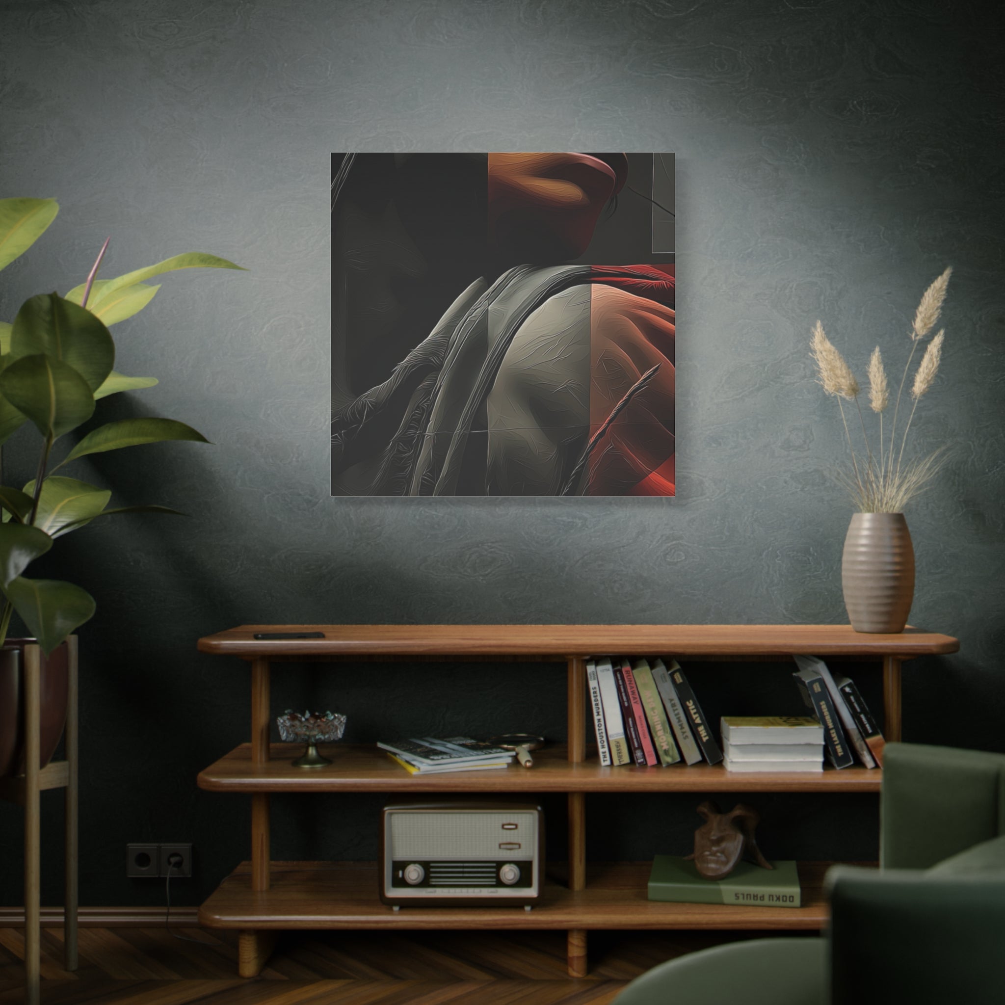 🔴 RED SHIFT SERIES: VECTOR | Abstract Wall Art