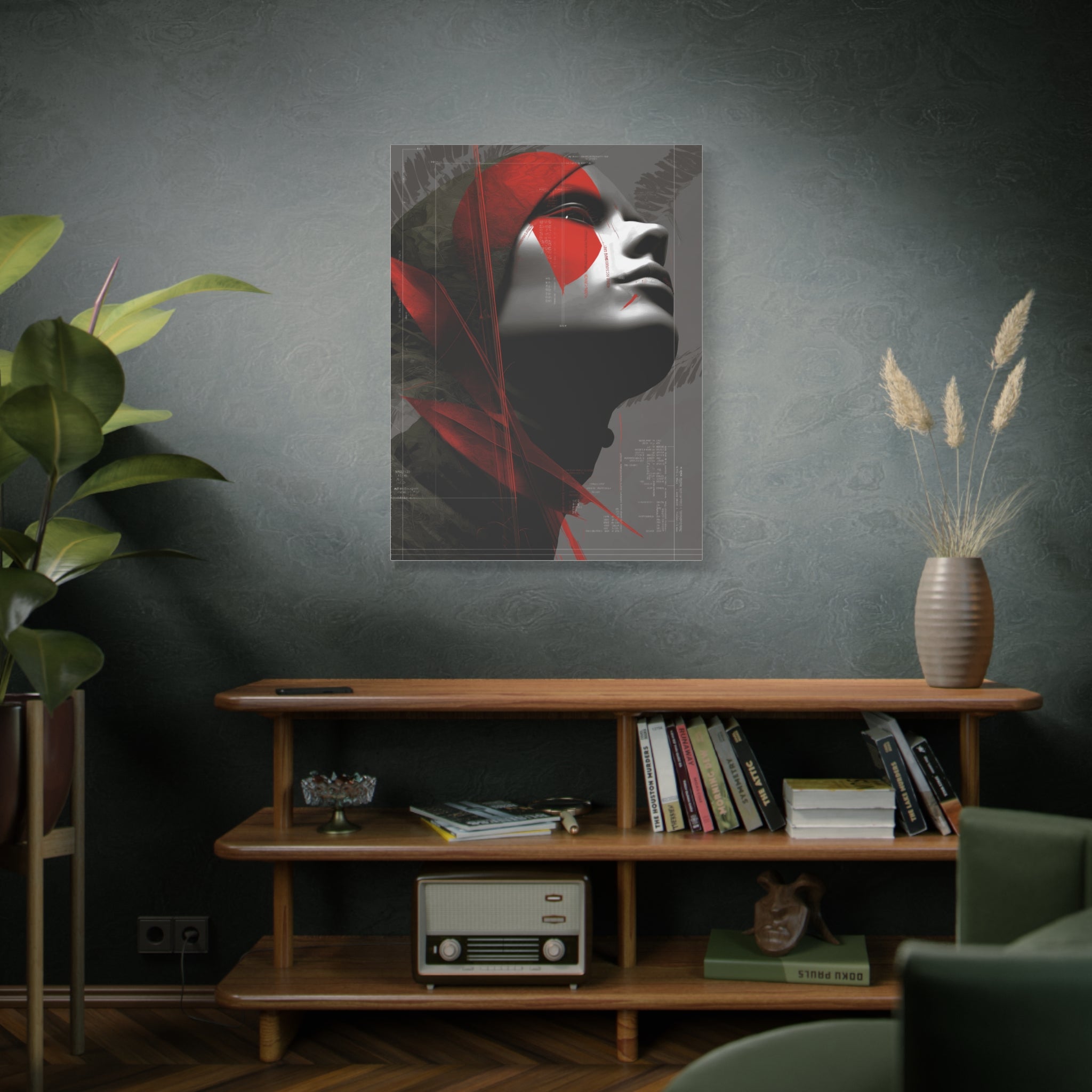 🔴 RED SHIFT: ASCENSION | Abstract Wall Art