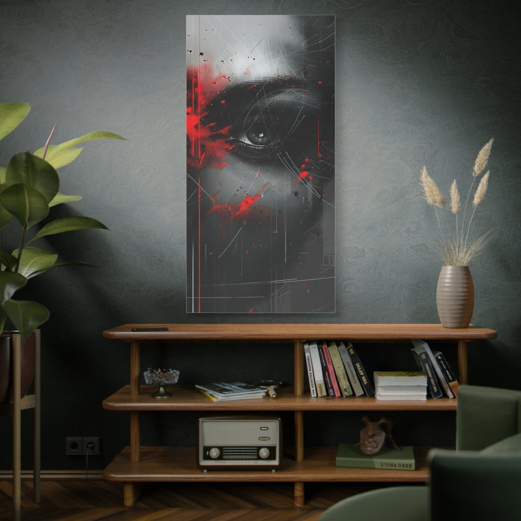 🔴 RED SHIFT : FRACTURE | Abstract Wall Art