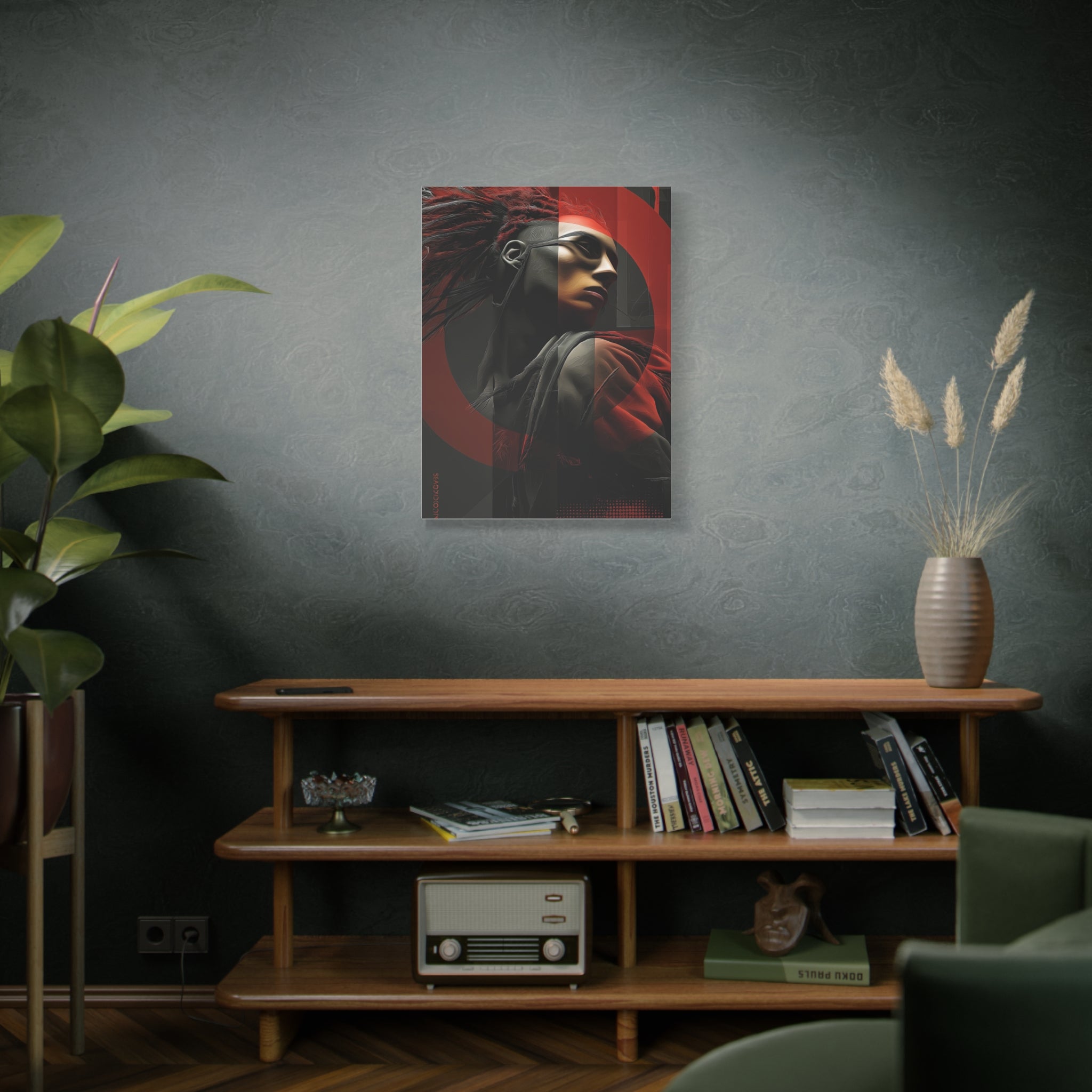 🔴 RED SHIFT SERIES: VECTOR | Abstract Wall Art