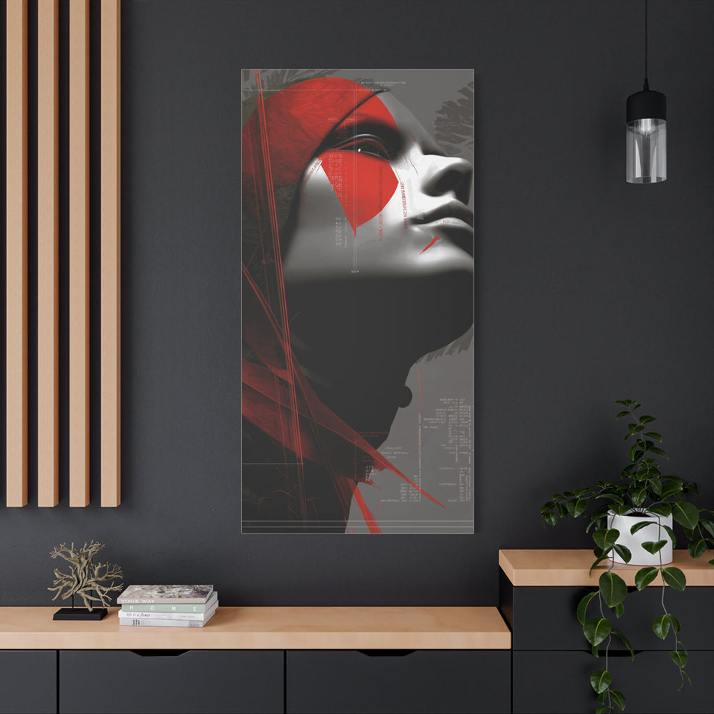 🔴 RED SHIFT: ASCENSION | Abstract Wall Art