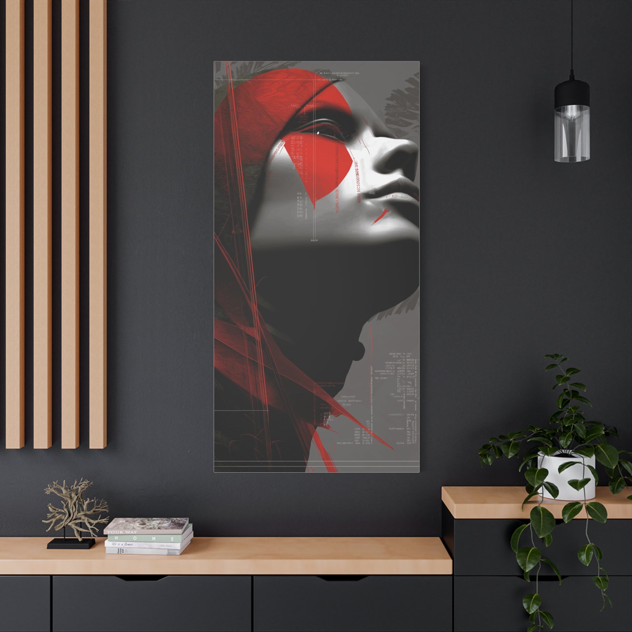 🔴 RED SHIFT: ASCENSION | Abstract Wall Art
