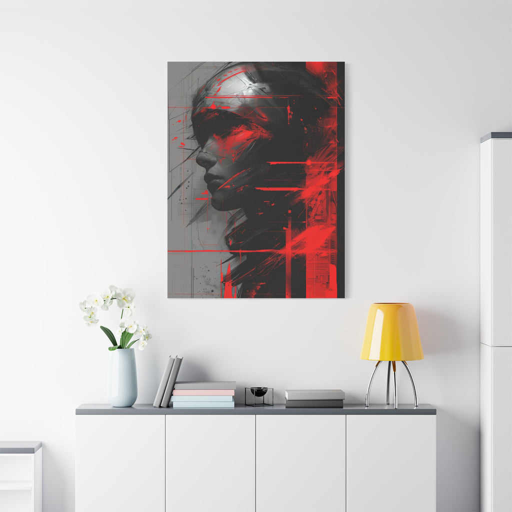 🔴 RED SHIFT: DISSONANCE | Abstract Wall Art