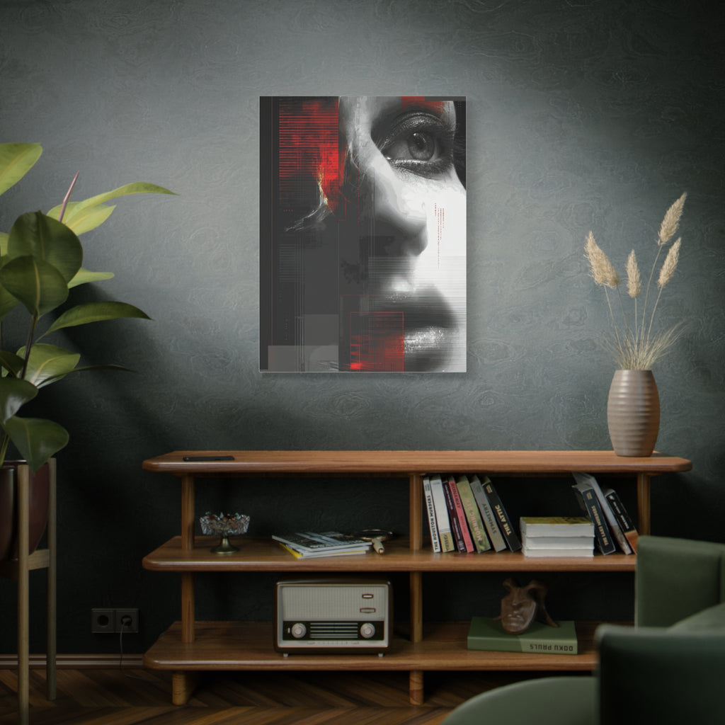 🔴 RED SHIFT: REFLECT | Abstract Wall Art