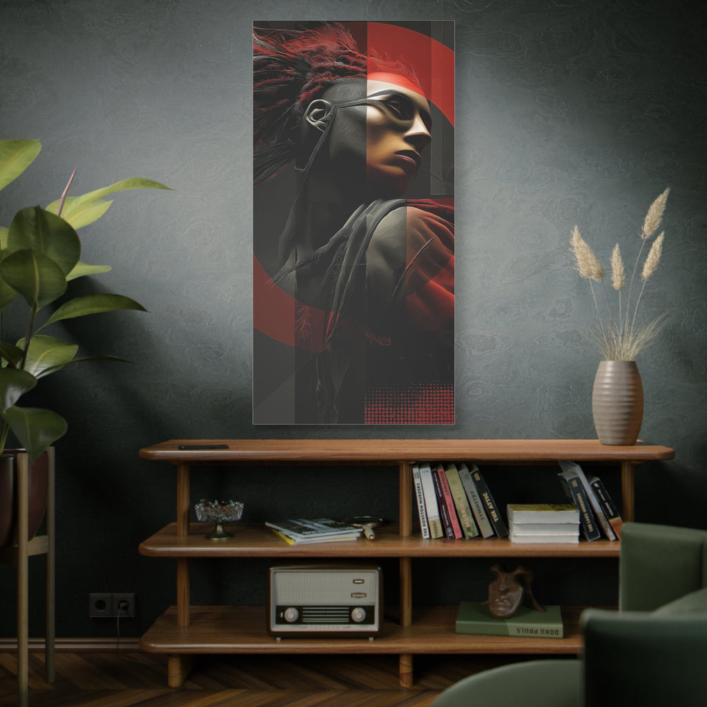 🔴 RED SHIFT SERIES: VECTOR | Abstract Wall Art