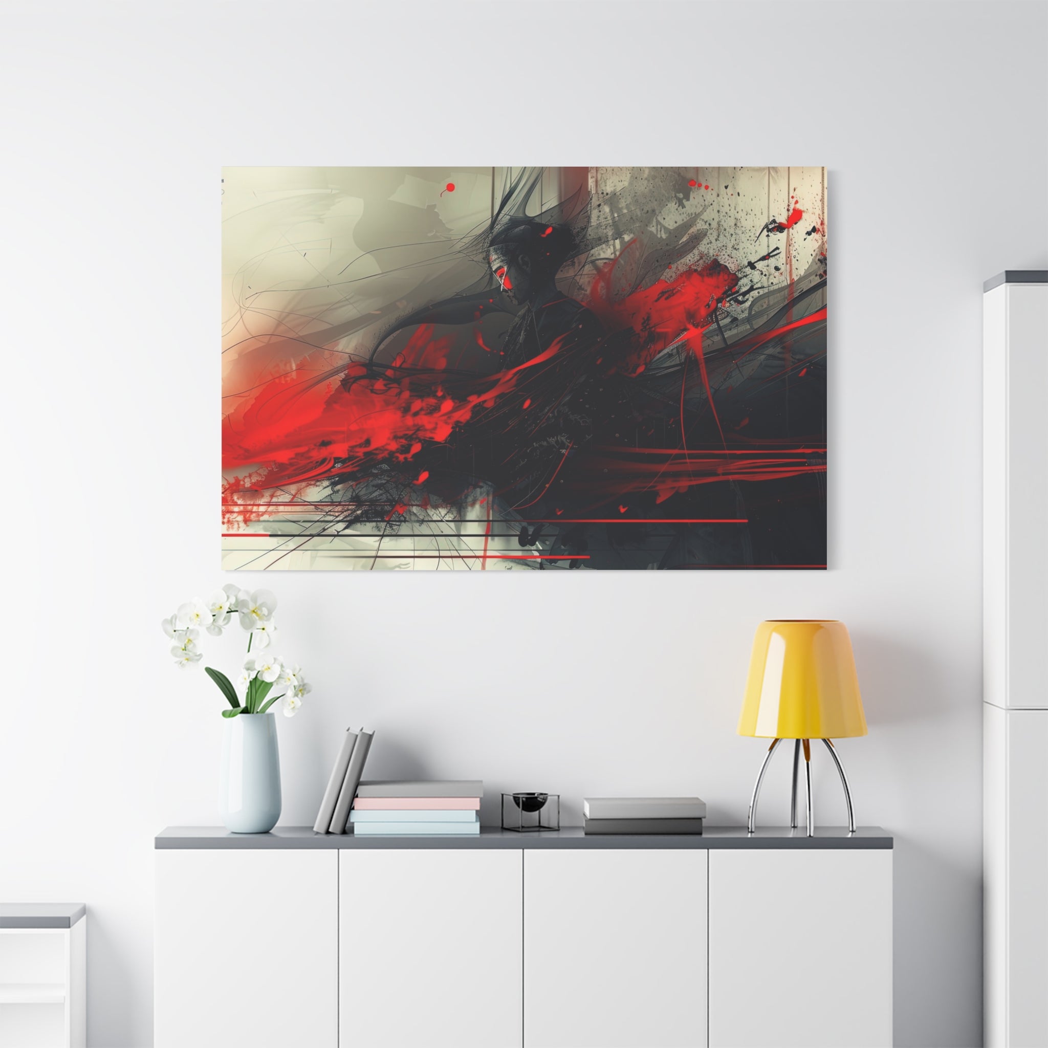 🔴 RED SHIFT SERIES: FLUX | Abstract Wall Art