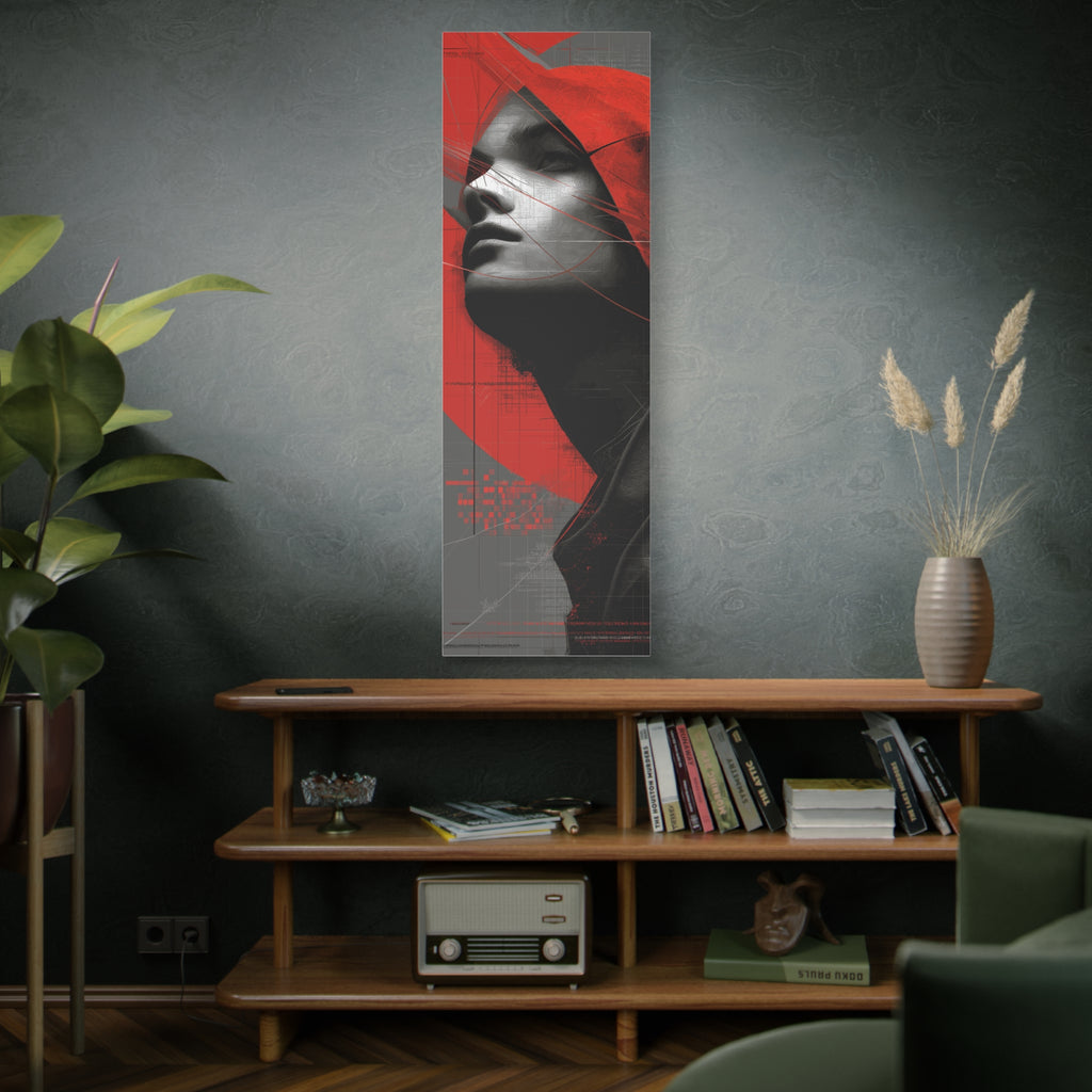 🔴 RED SHIFT: ASCEND | Abstract Wall Art
