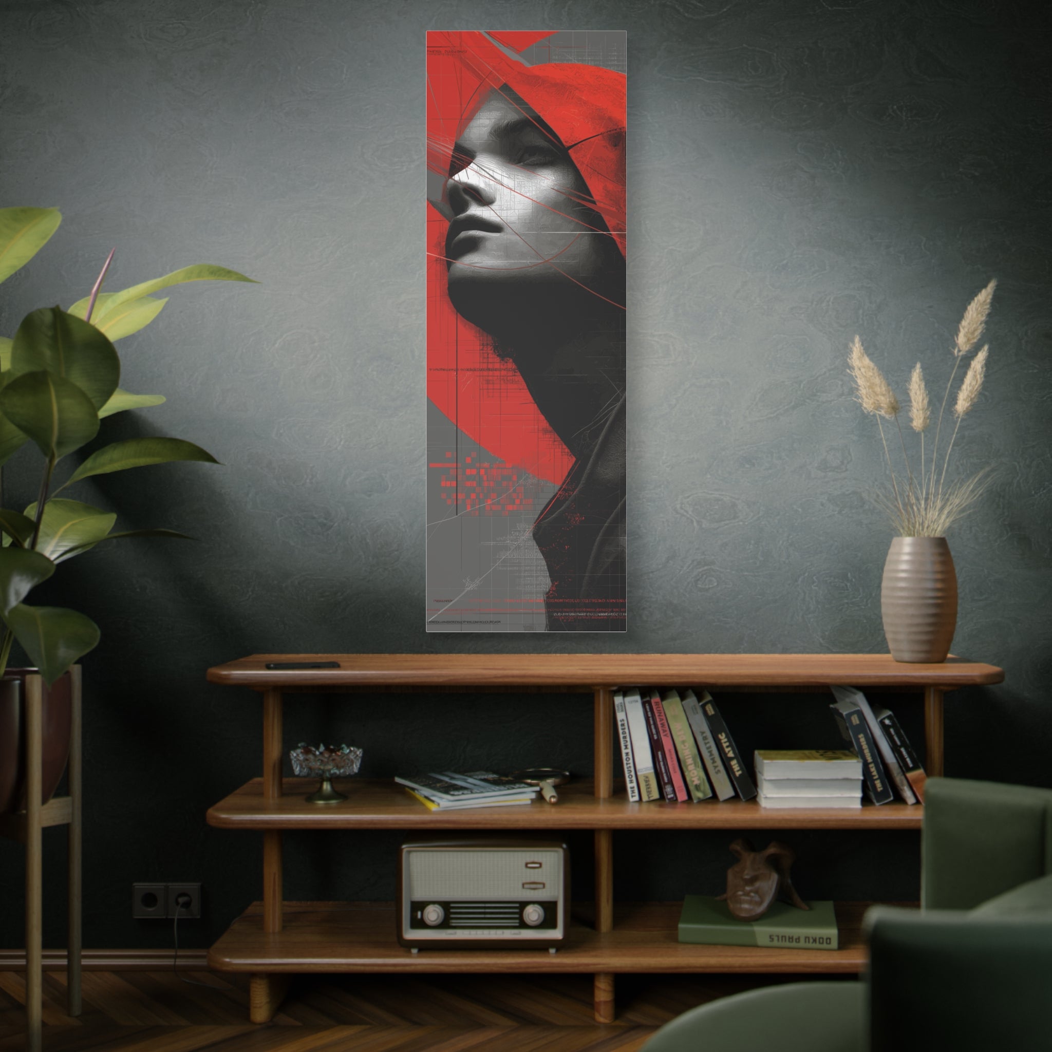 🔴 RED SHIFT: ASCEND | Abstract Wall Art