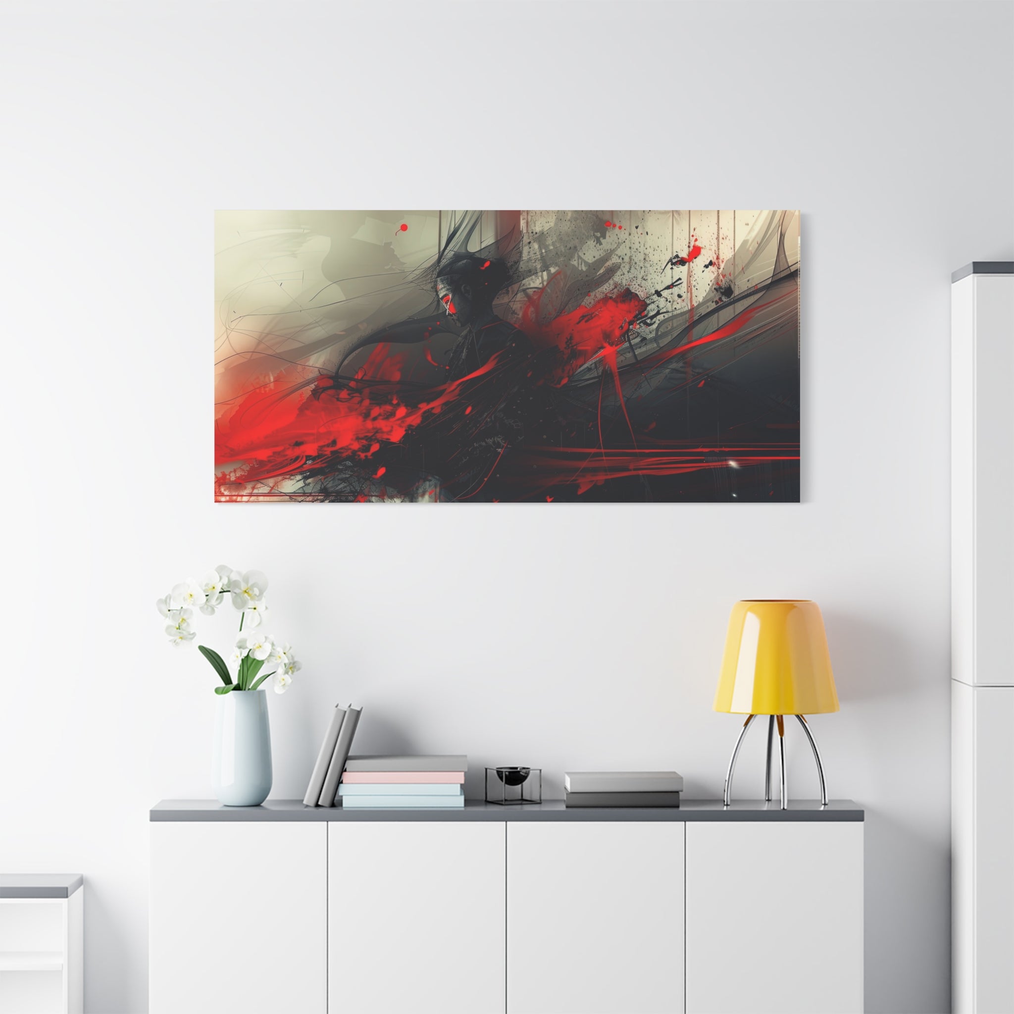 🔴 RED SHIFT SERIES: FLUX | Abstract Wall Art