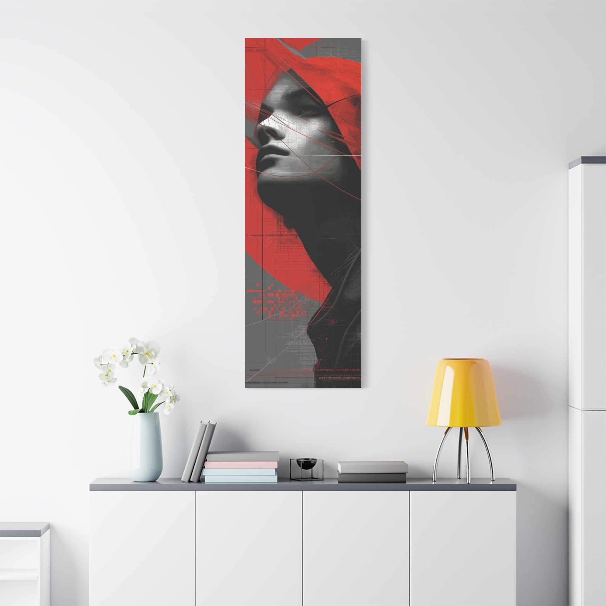 🔴 RED SHIFT: ASCEND | Abstract Wall Art