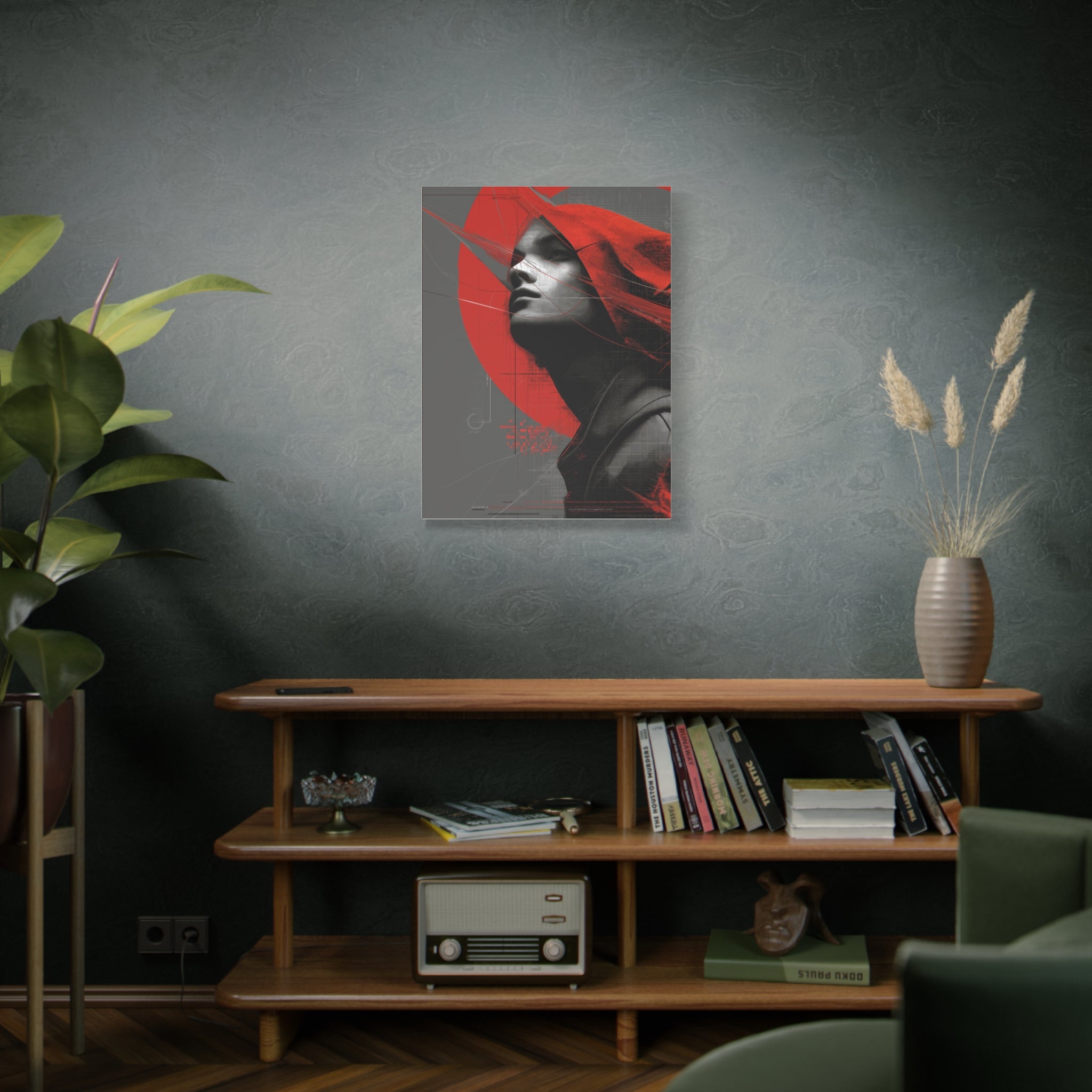 🔴 RED SHIFT: ASCEND | Abstract Wall Art