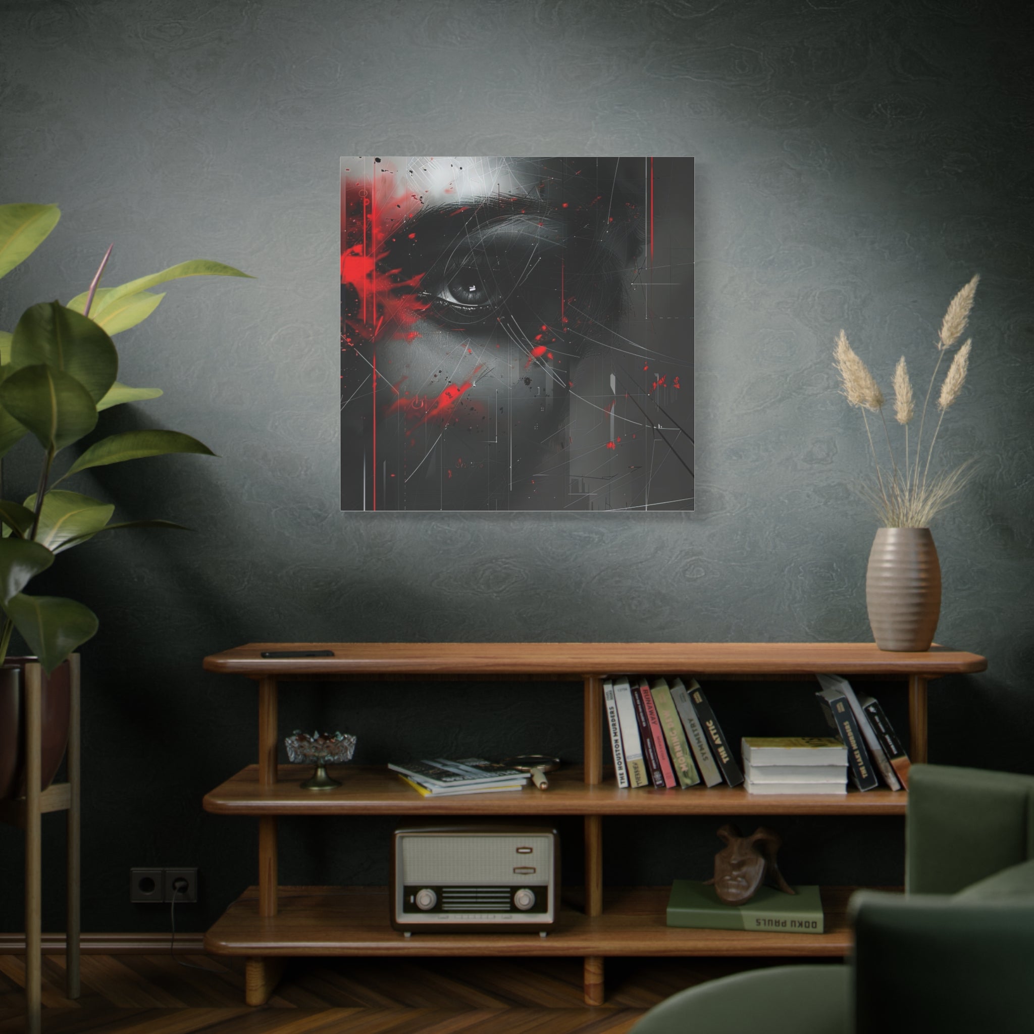 🔴 RED SHIFT : FRACTURE | Abstract Wall Art