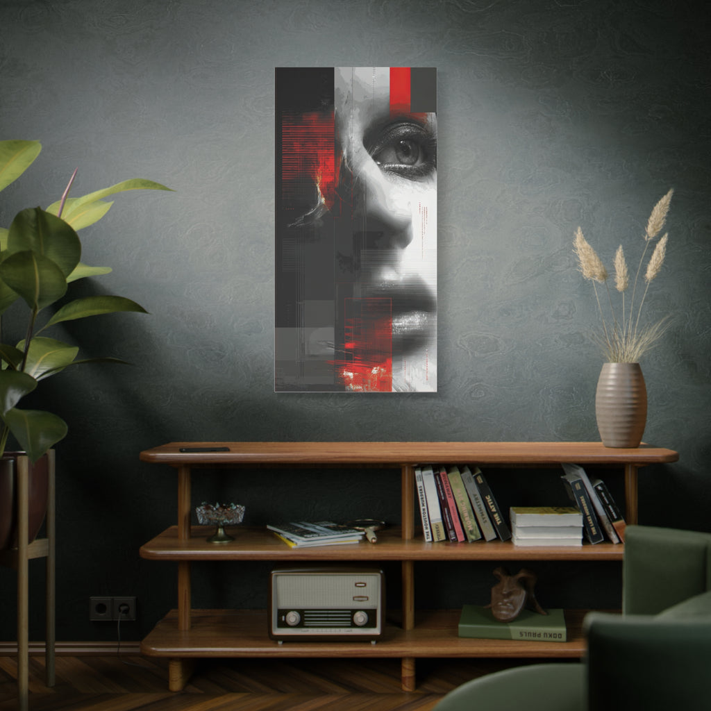 🔴 RED SHIFT: REFLECT | Abstract Wall Art