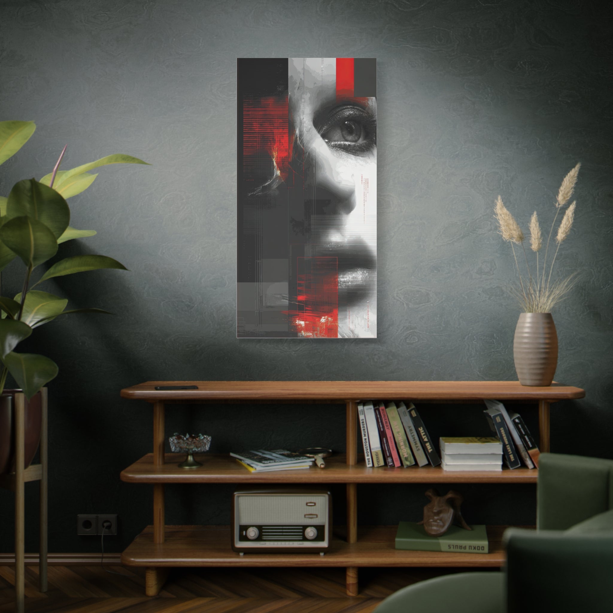🔴 RED SHIFT: REFLECT | Abstract Wall Art