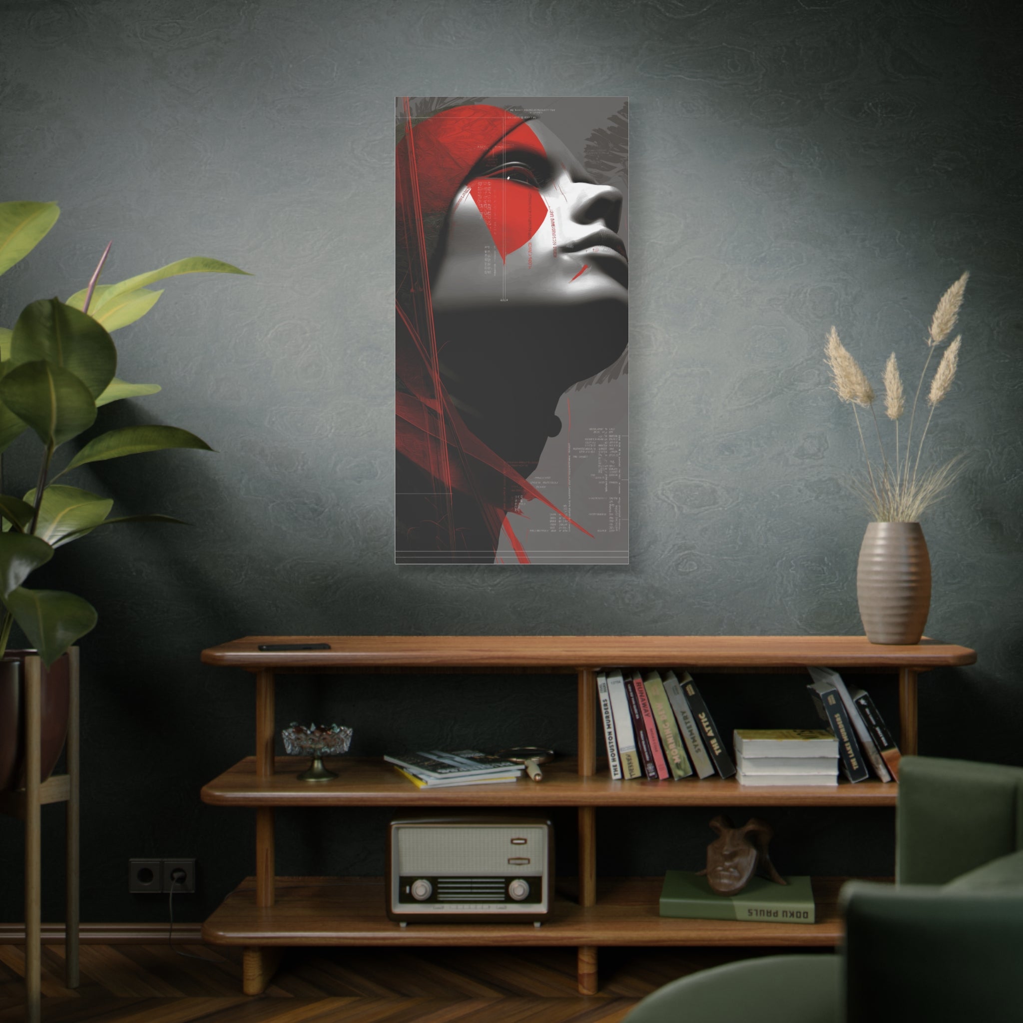🔴 RED SHIFT: ASCENSION | Abstract Wall Art