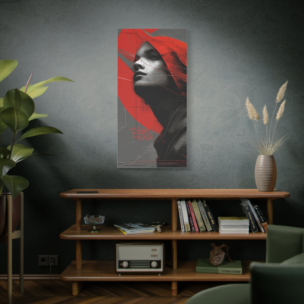🔴 RED SHIFT: ASCEND | Abstract Wall Art