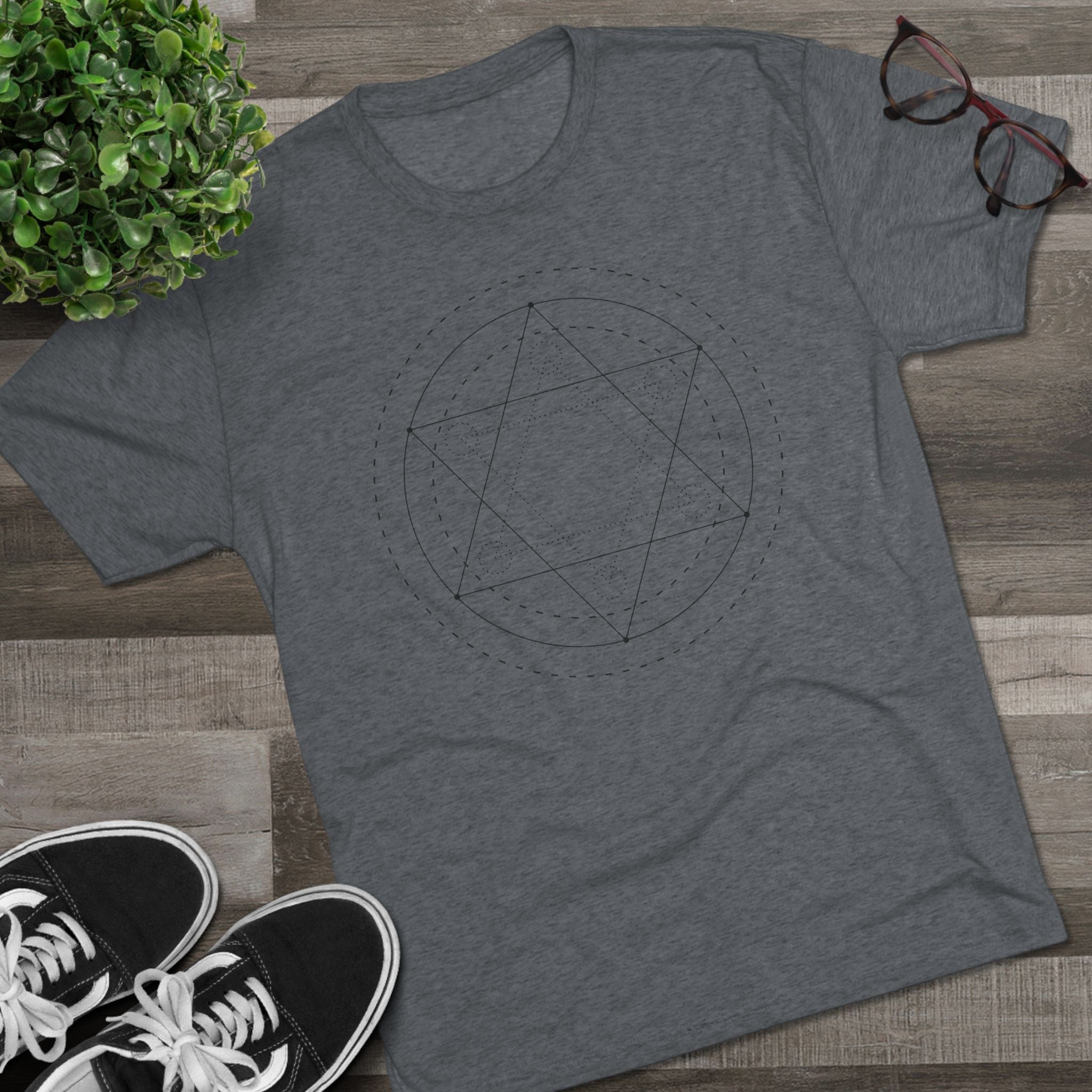 Merkaba Field | Sacred Geometry Tee - Unisex