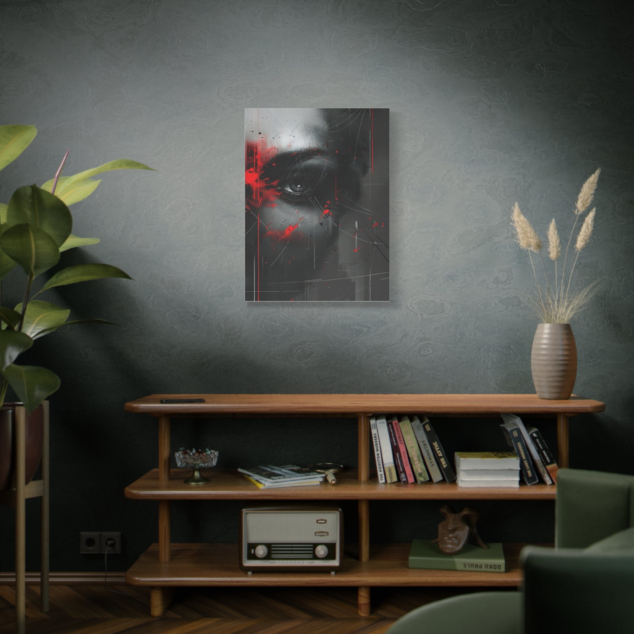 🔴 RED SHIFT : FRACTURE | Abstract Wall Art