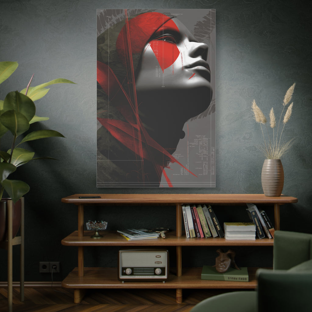 🔴 RED SHIFT: ASCENSION | Abstract Wall Art