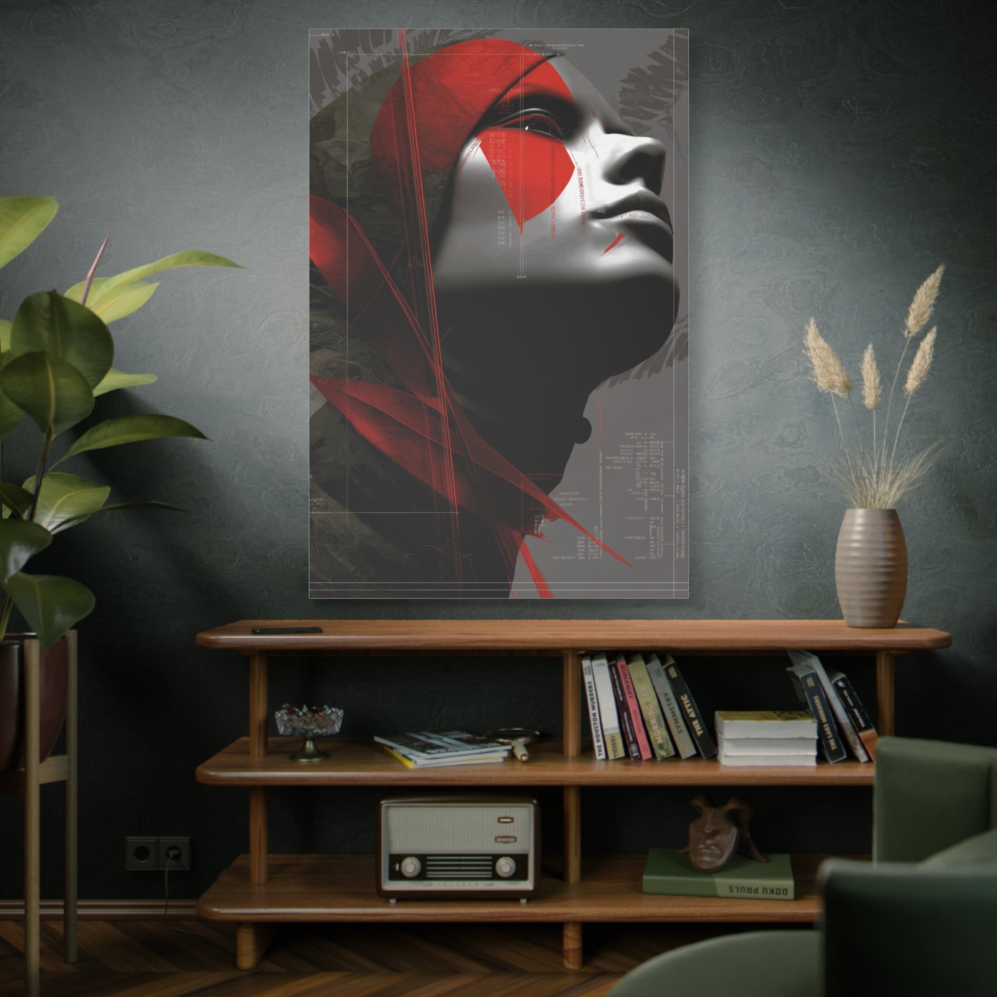🔴 RED SHIFT: ASCENSION | Abstract Wall Art