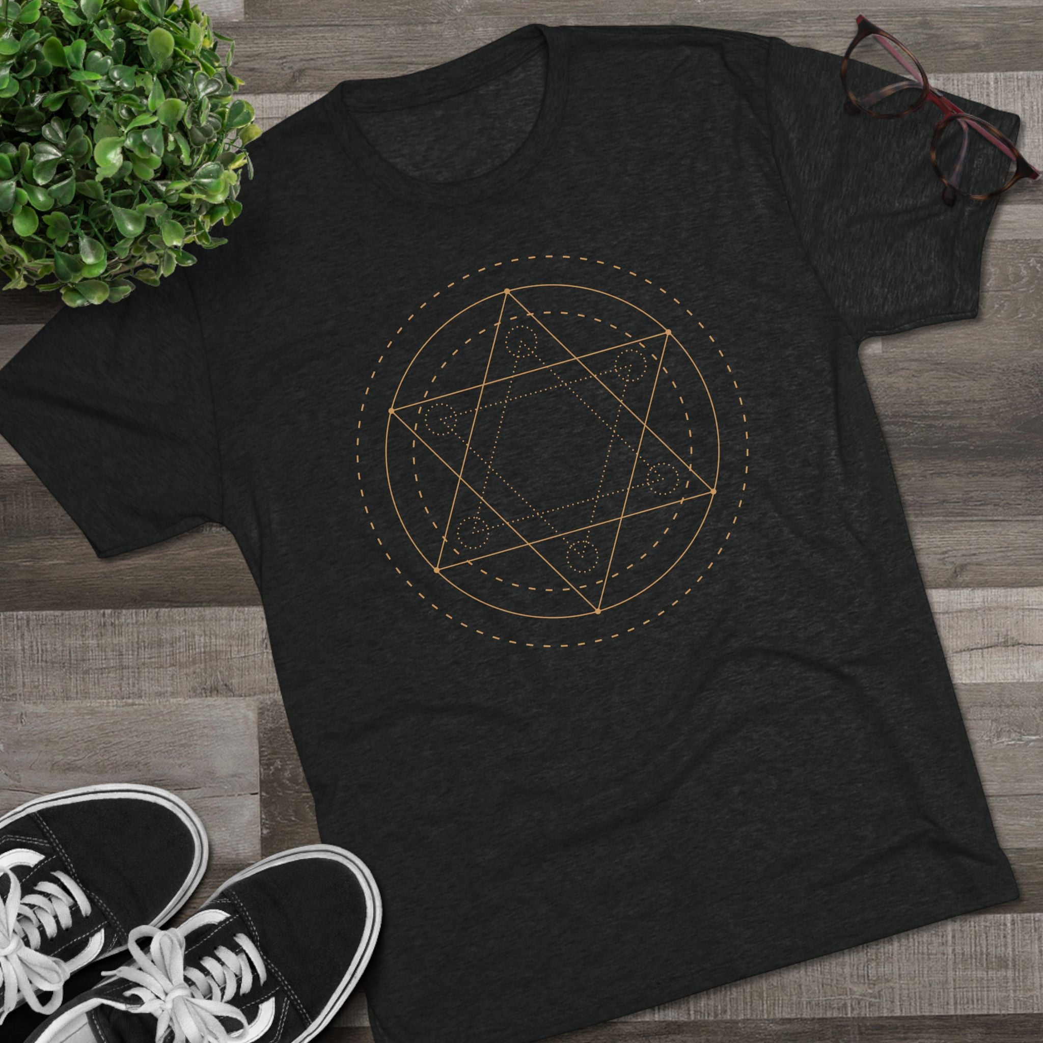 Merkaba Field | Sacred Geometry Tee - Unisex
