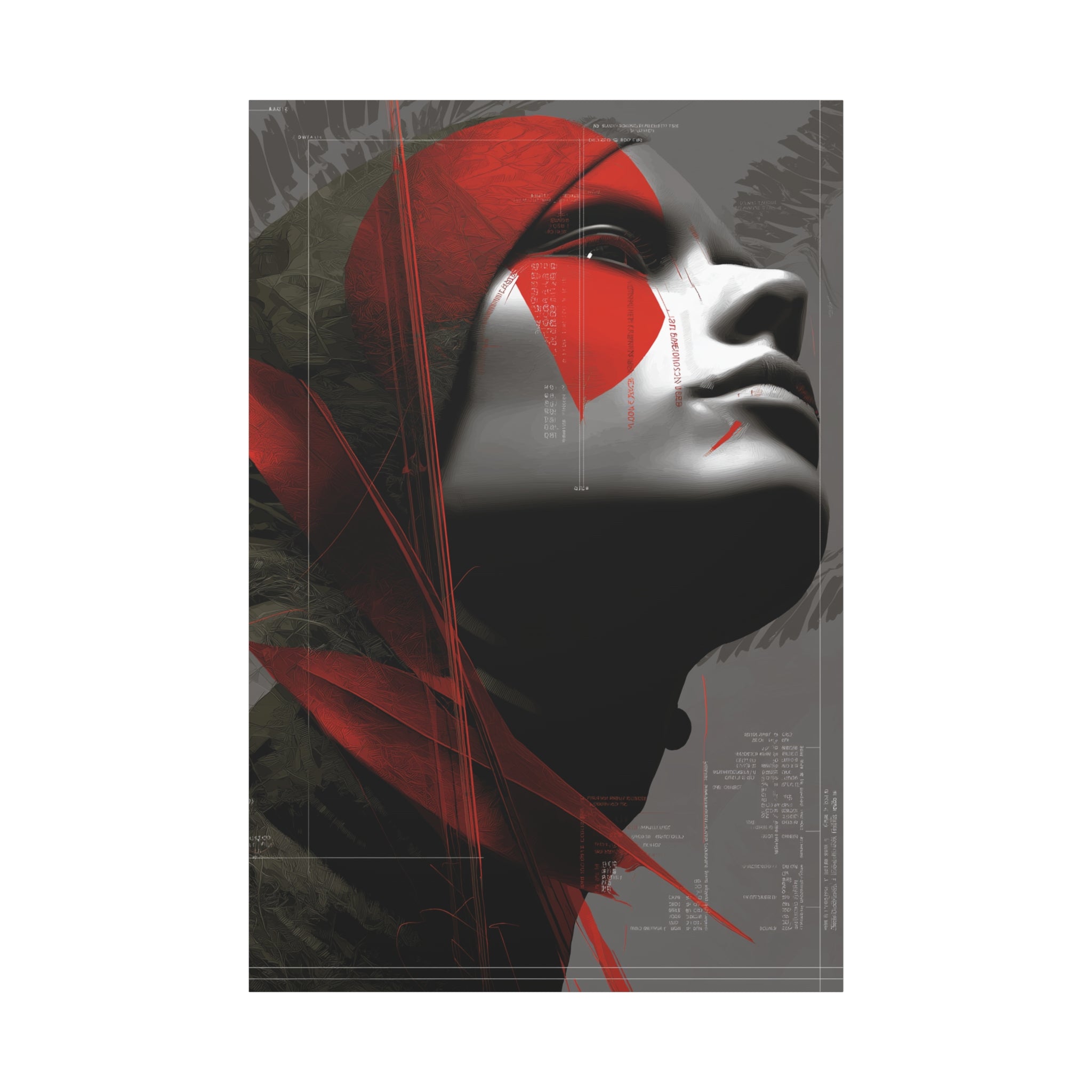 🔴 RED SHIFT: ASCENSION | Abstract Wall Art